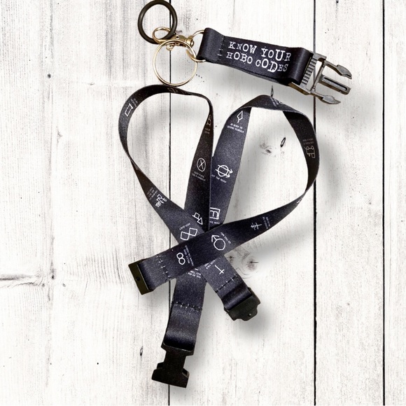 HP🎉🆕Limited Edition 2-in-1 Lanyard; detachable; “KNOW YOUR HOBO CODES” - Picture 9 of 15